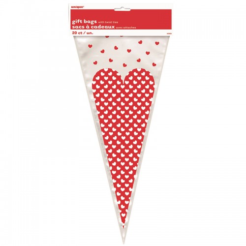 Sacos Cone Corações